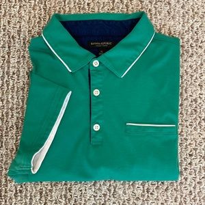 Banana Republic | Men’s Pocket Polo | Green | Size XL